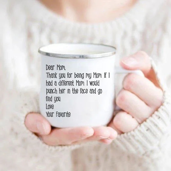 Best Mom Ever Enamel Mug