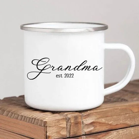 World’s Best Grandma Enamel Mug