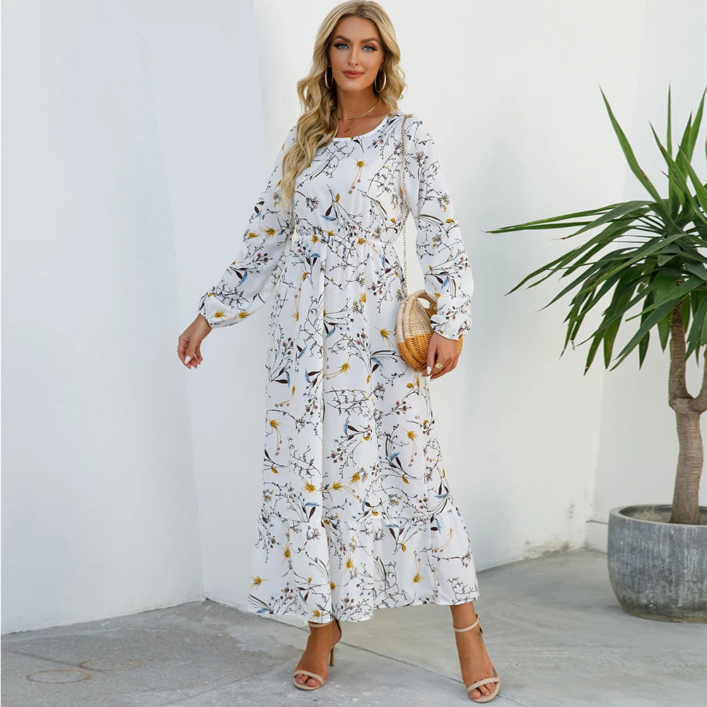 Bohemian Women’s Floral Maxi Dress