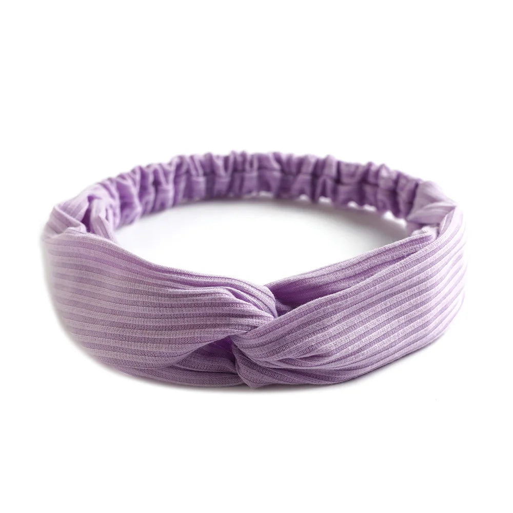 Soft Elastic Knotted Headband