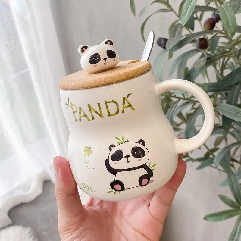 Cute Cartoon Panda Ceramic Mug