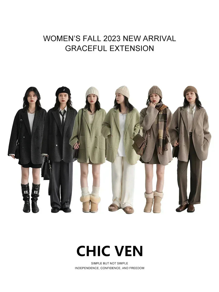 CHIC VEN Women Woolen Coat