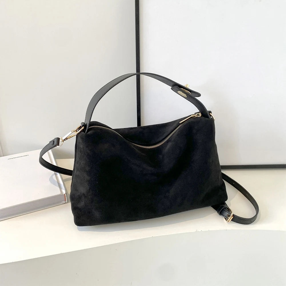 Women Suede Shoulder Bag