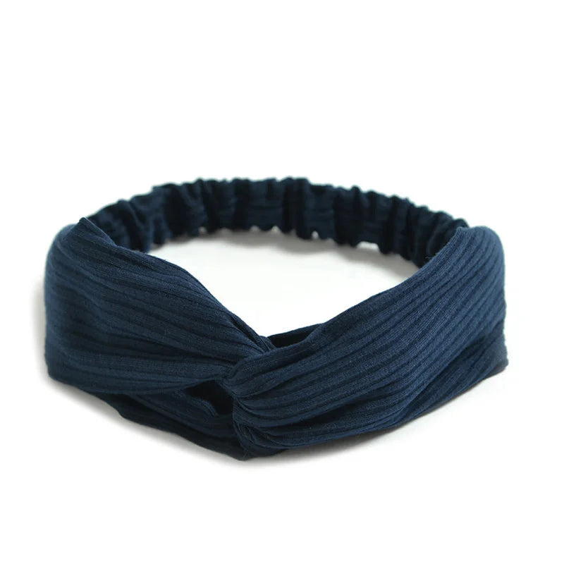 Soft Elastic Knotted Headband