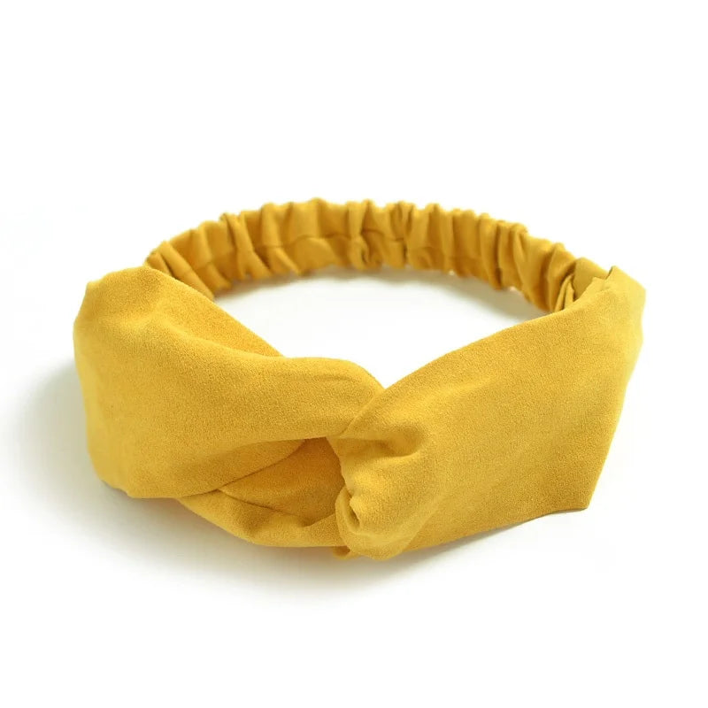 Soft Elastic Knotted Headband