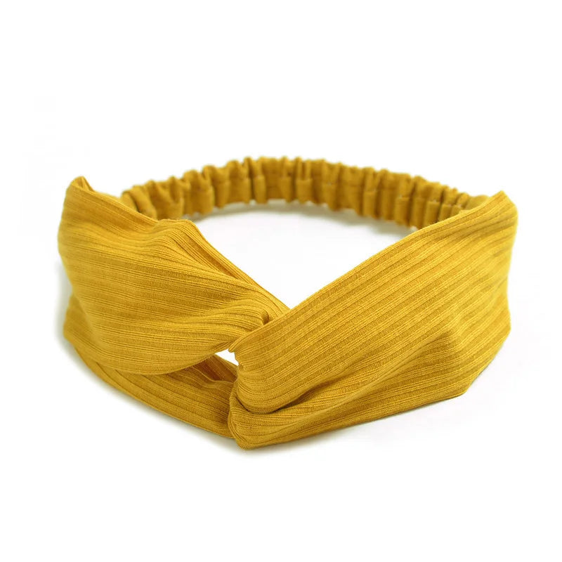 Soft Elastic Knotted Headband