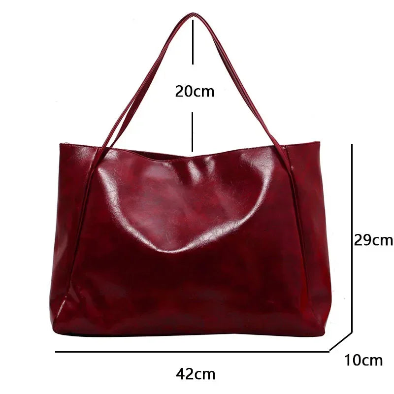 Fashion PU Leather Women Tote Bag