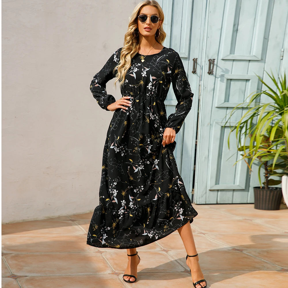 Bohemian Women’s Floral Maxi Dress