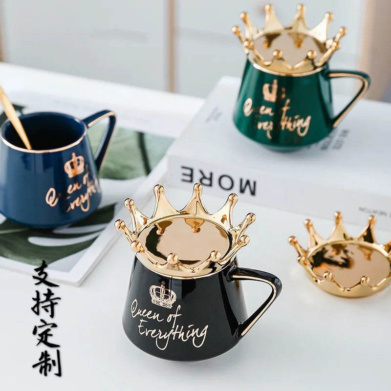 400ml Crown Ceramic Coffee Cup