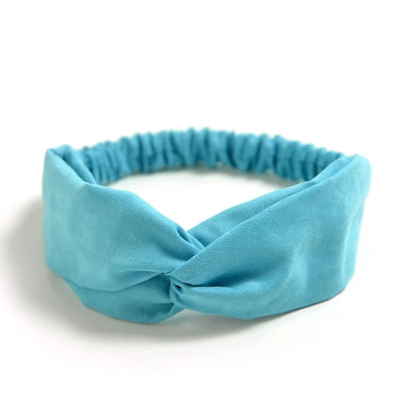 Soft Elastic Knotted Headband