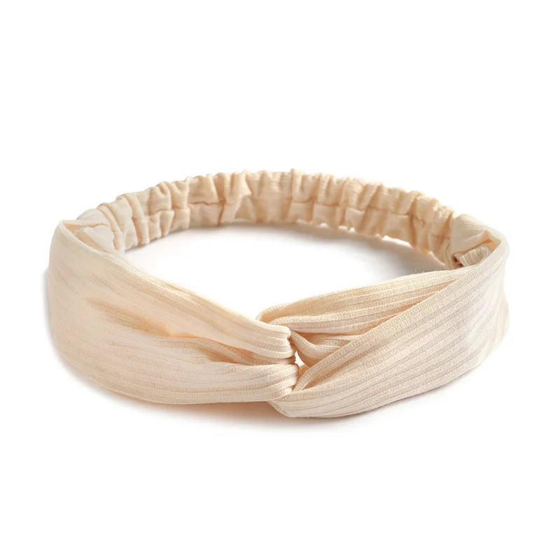 Soft Elastic Knotted Headband