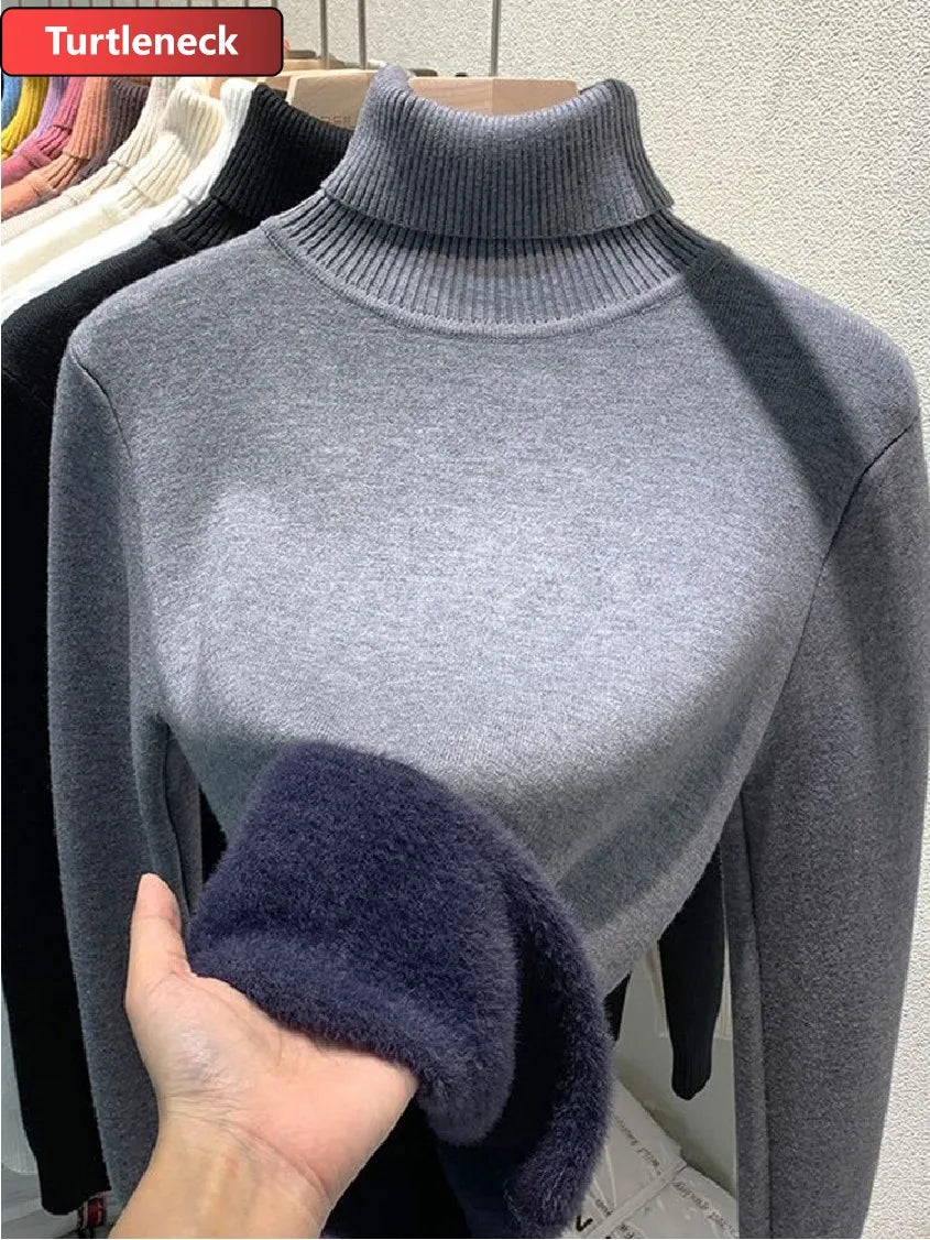 Elegant Turtleneck Winter Sweater