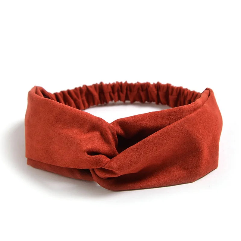 Soft Elastic Knotted Headband