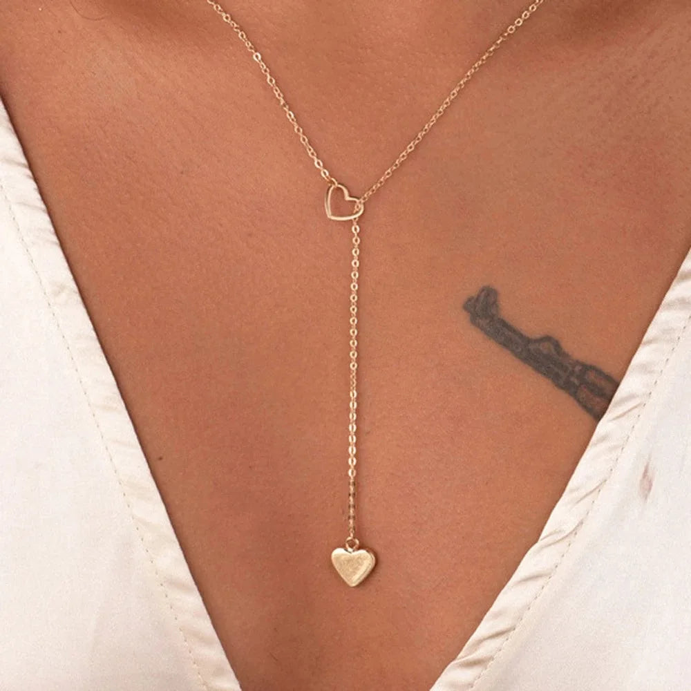 Heart-Shaped Clavicle Chain