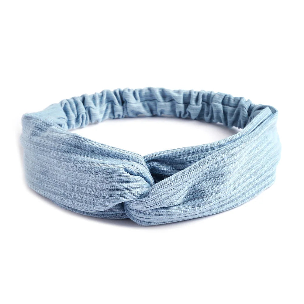 Soft Elastic Knotted Headband