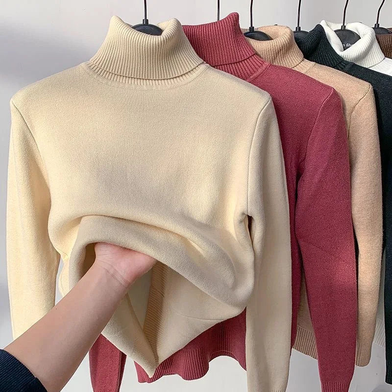 Elegant Turtleneck Winter Sweater