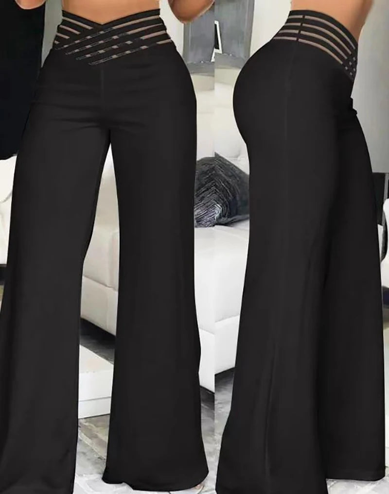 High Waist Flared Pants