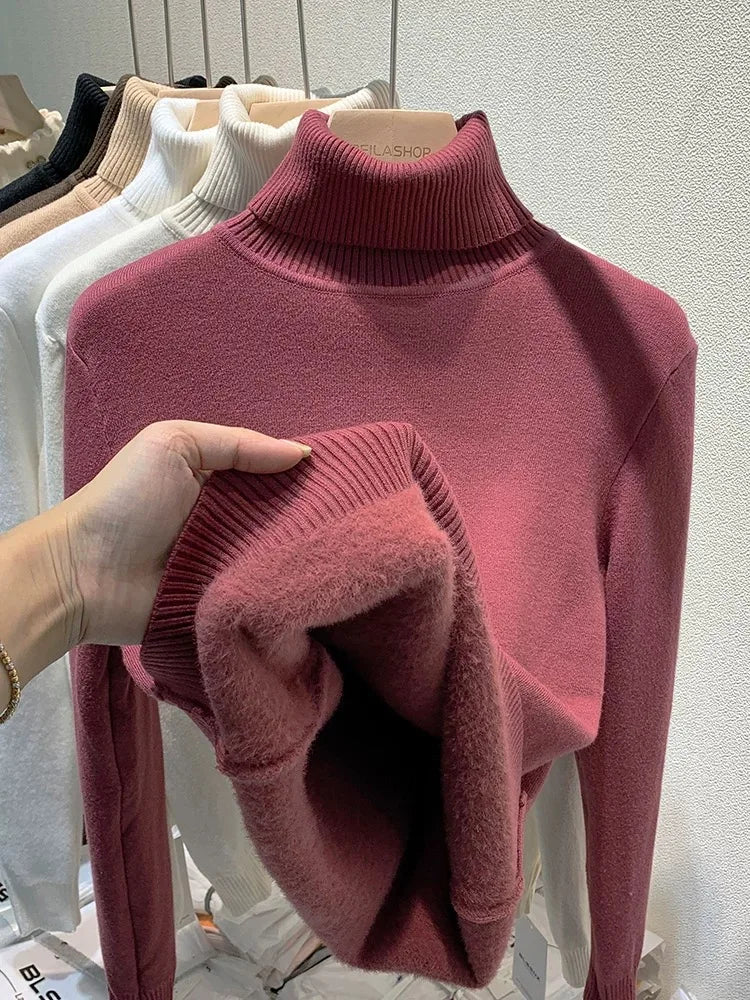 Elegant Turtleneck Winter Sweater