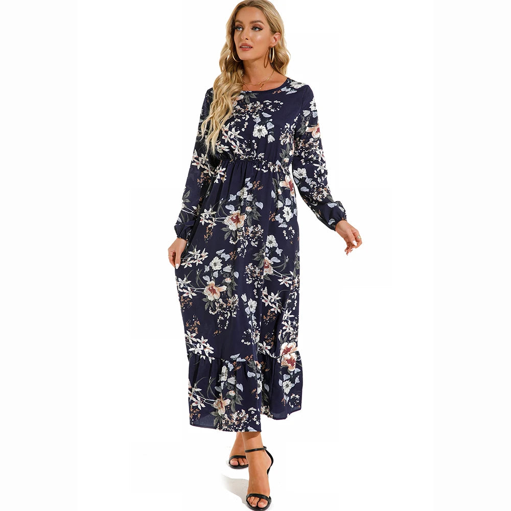 Bohemian Women’s Floral Maxi Dress