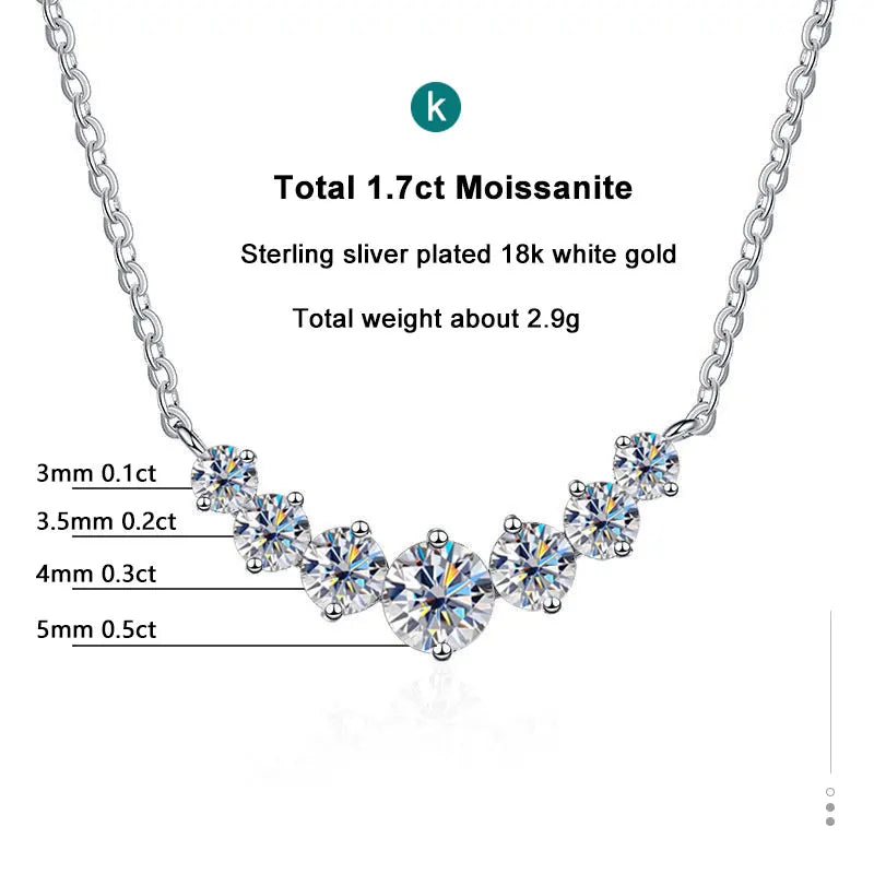 Moissanite Wedding Necklace