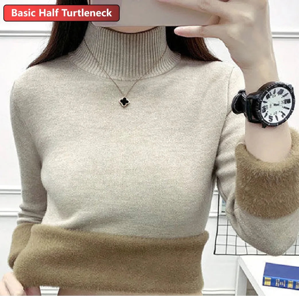 Elegant Turtleneck Winter Sweater