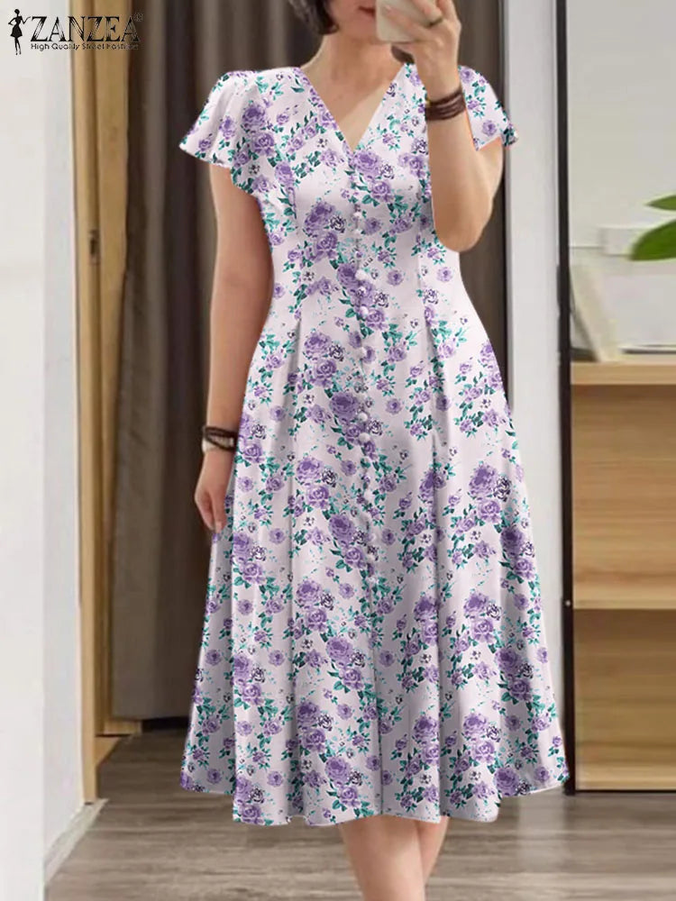 Elegant Floral Sundress