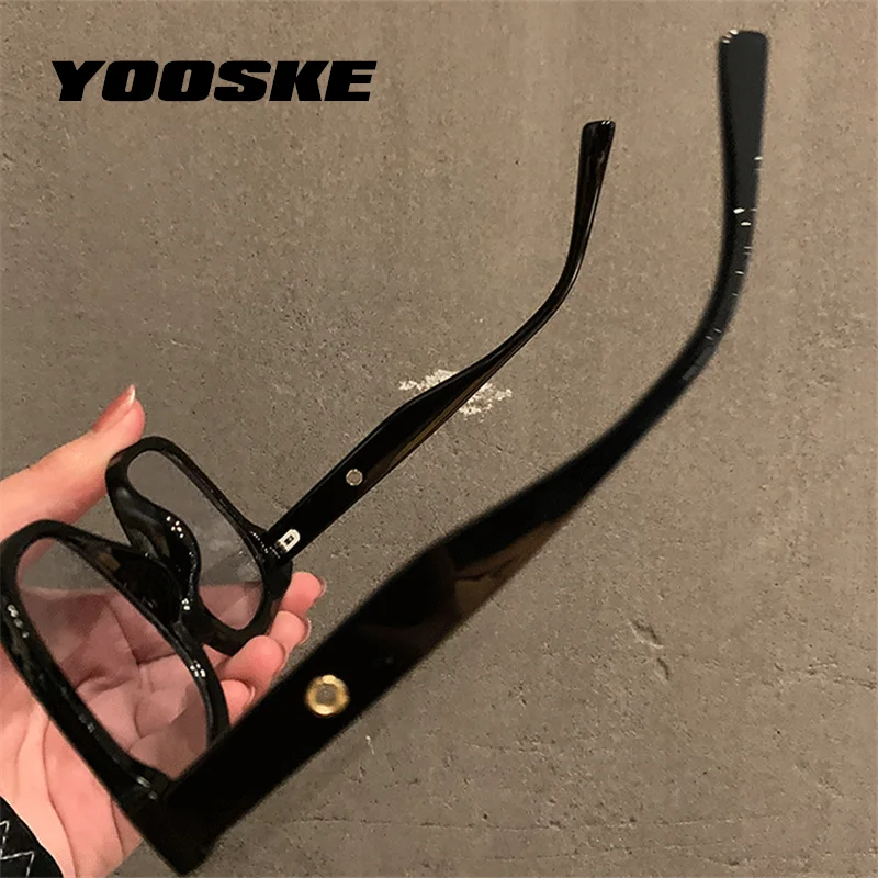 Oversized Square Eyeglasses Anti-Blue Light Frames