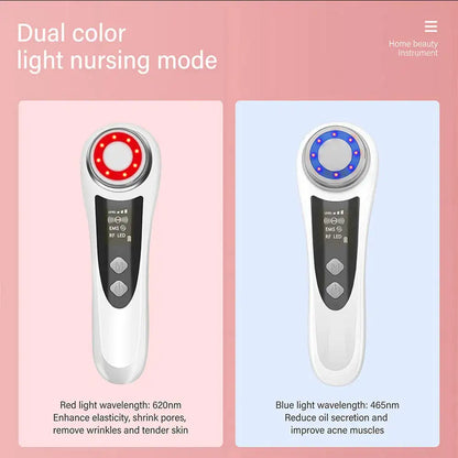 Beauty Device with Red Blue Light Deep Cleansing