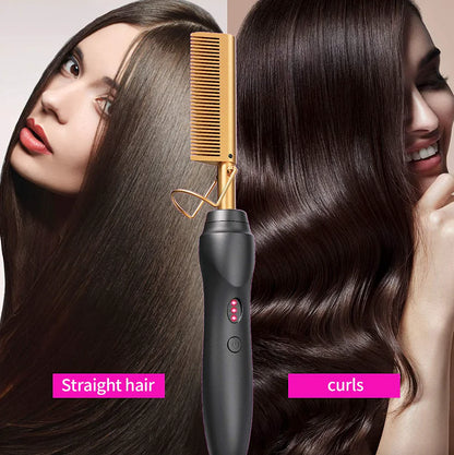 Electric Hair Straightening Comb