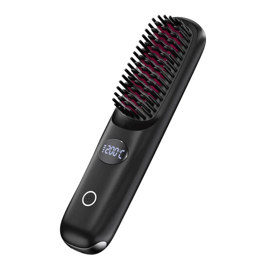 Cordless Hair Straightener Brush