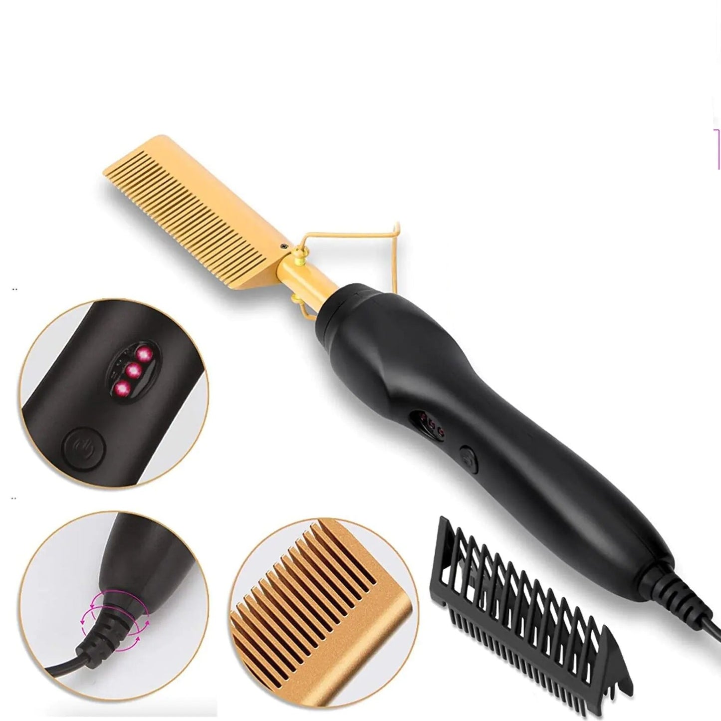 Electric Hair Straightening Comb