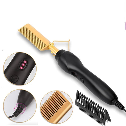 Electric Hair Straightening Comb